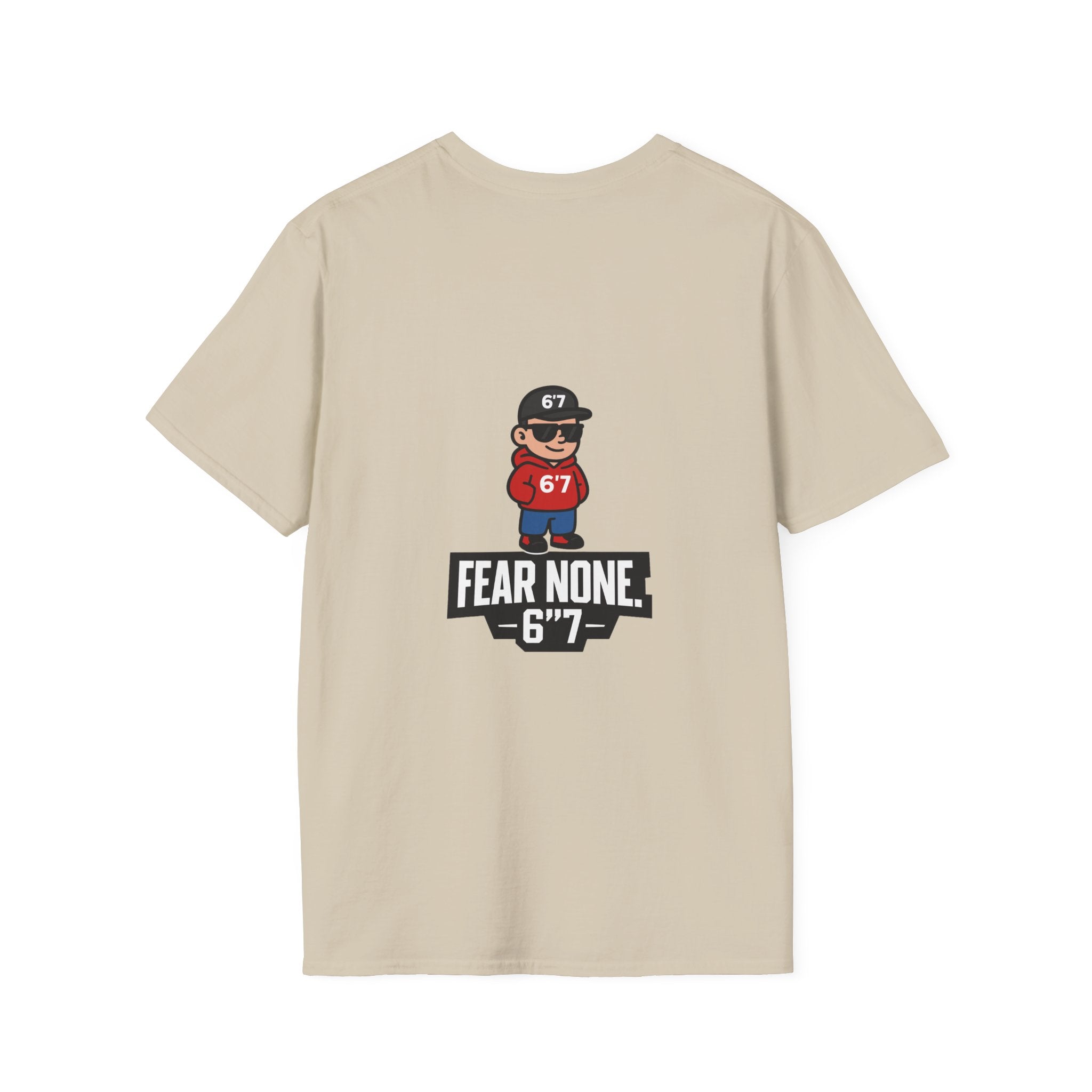 Backprint Certified 6'7 Member Tee – FEAR NONE. 6'7”