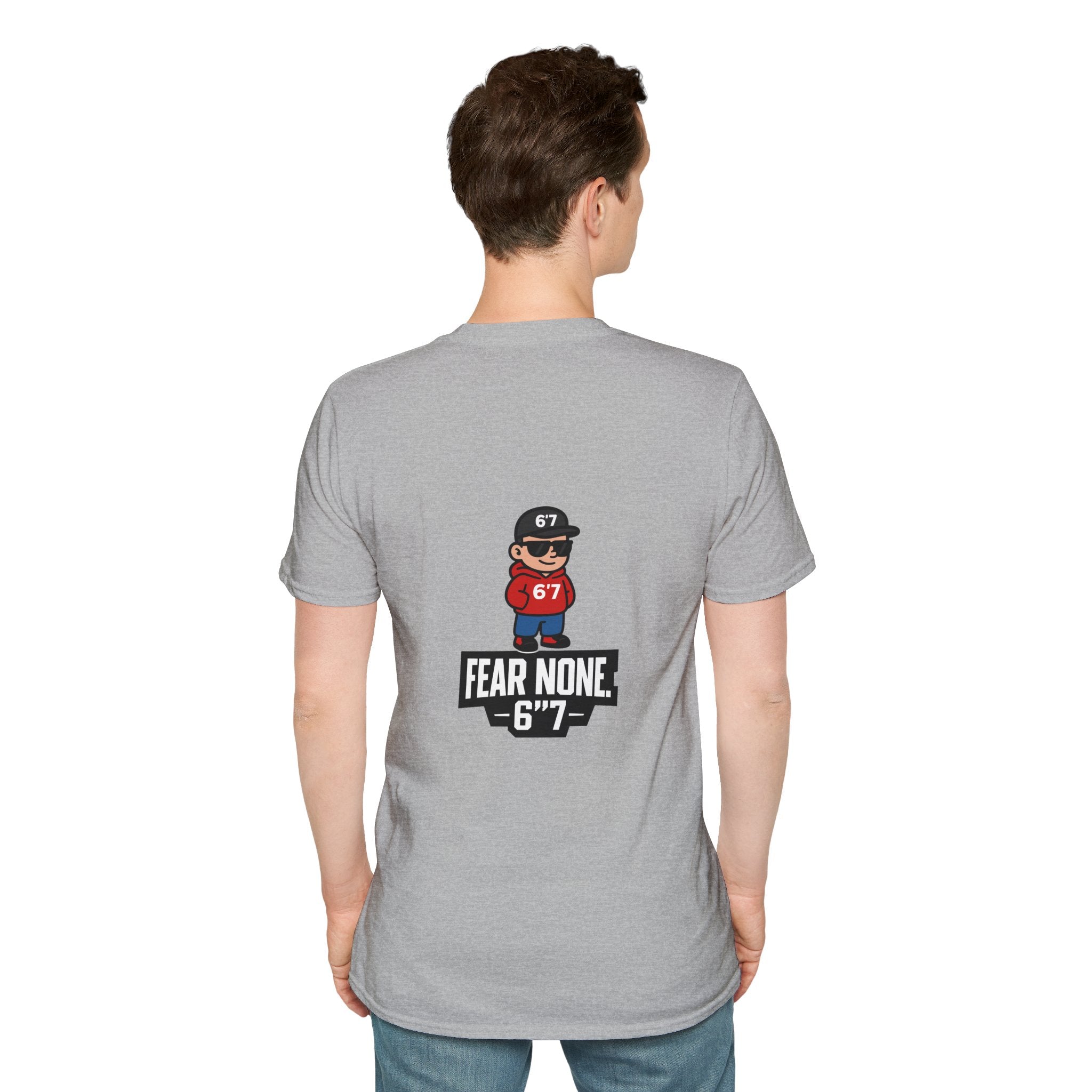 Backprint Certified 6'7 Member Tee – FEAR NONE. 6'7”