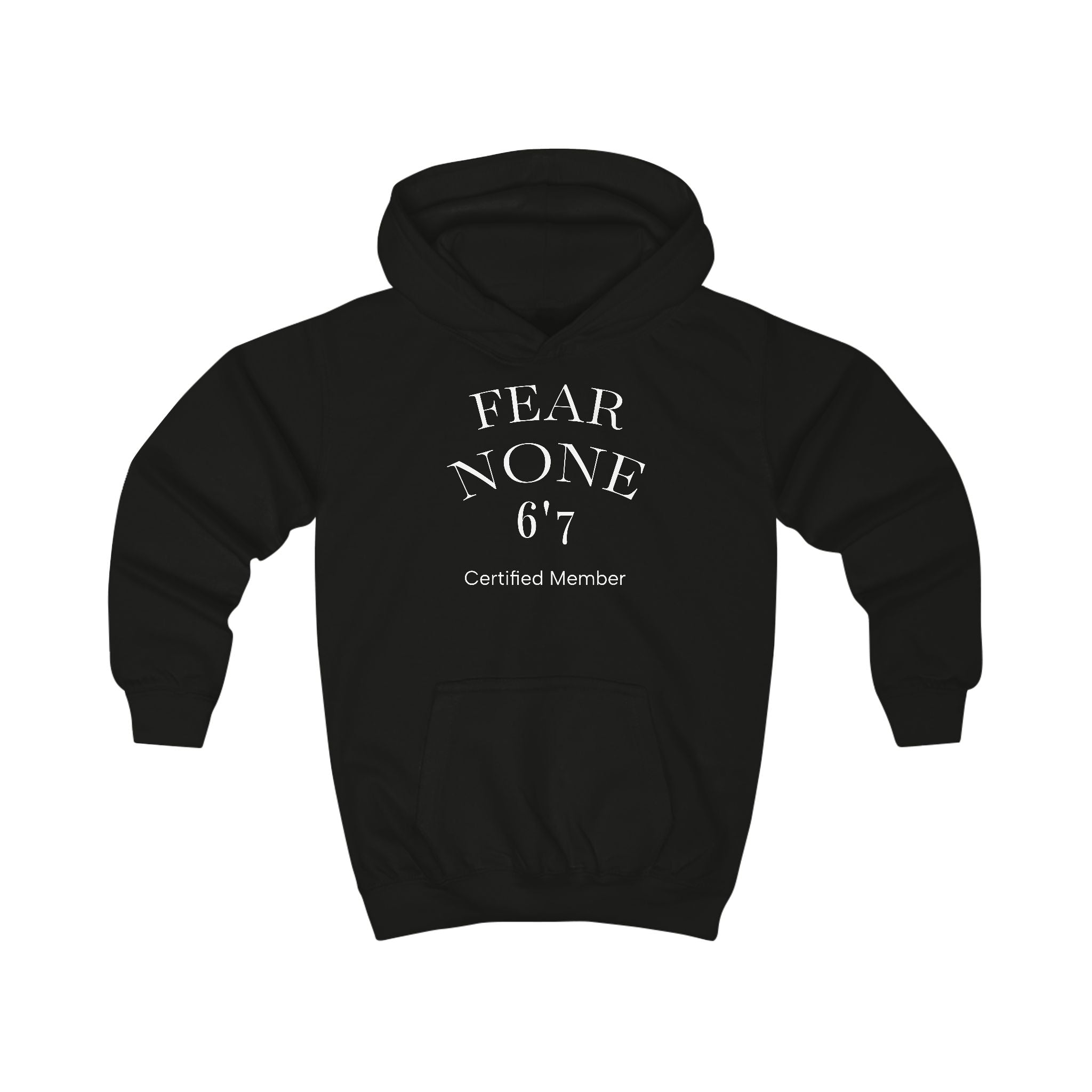 Fear None 6'7 Kids Hoodie