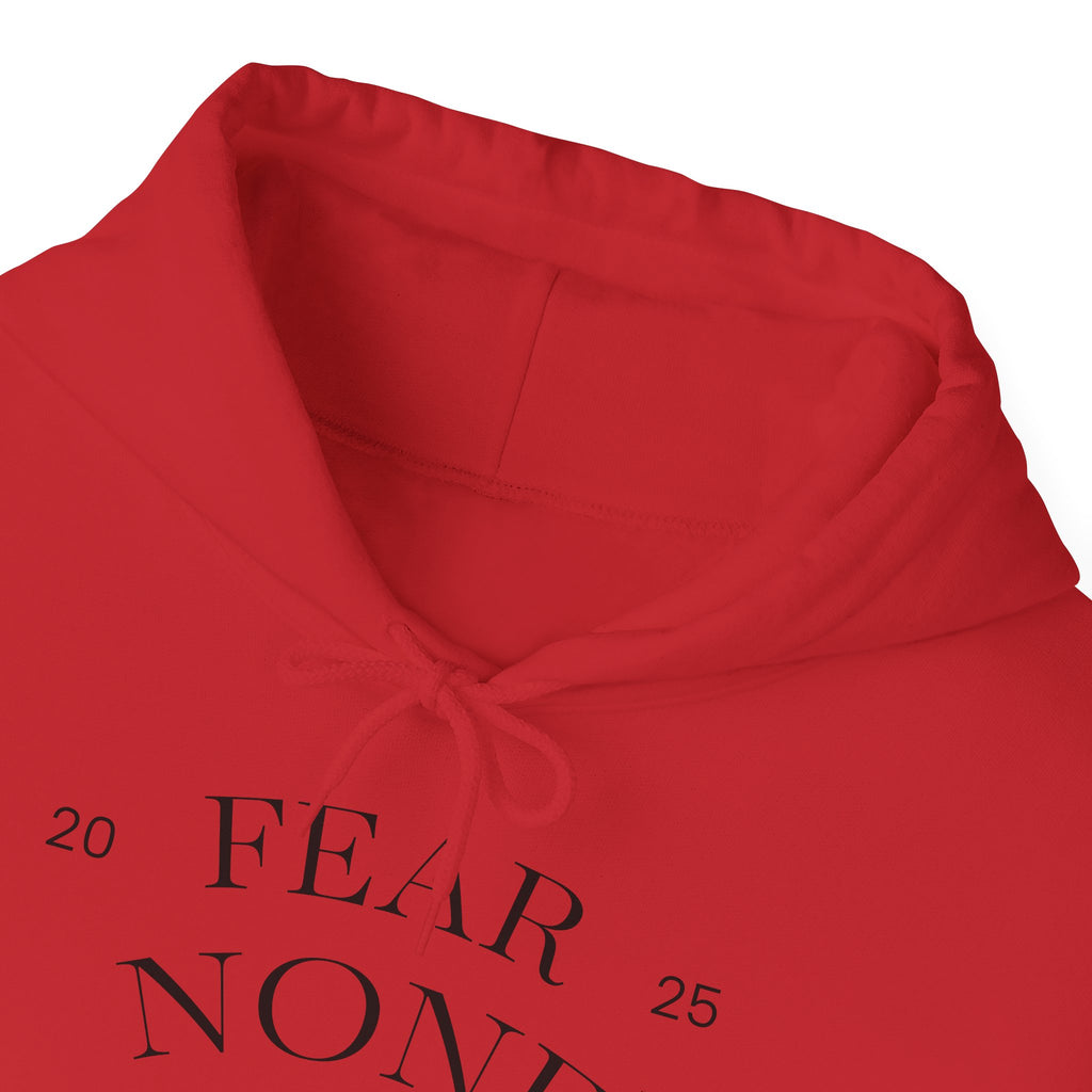 “Certified Confidence Hoodie – FEAR NONE. 6'7”