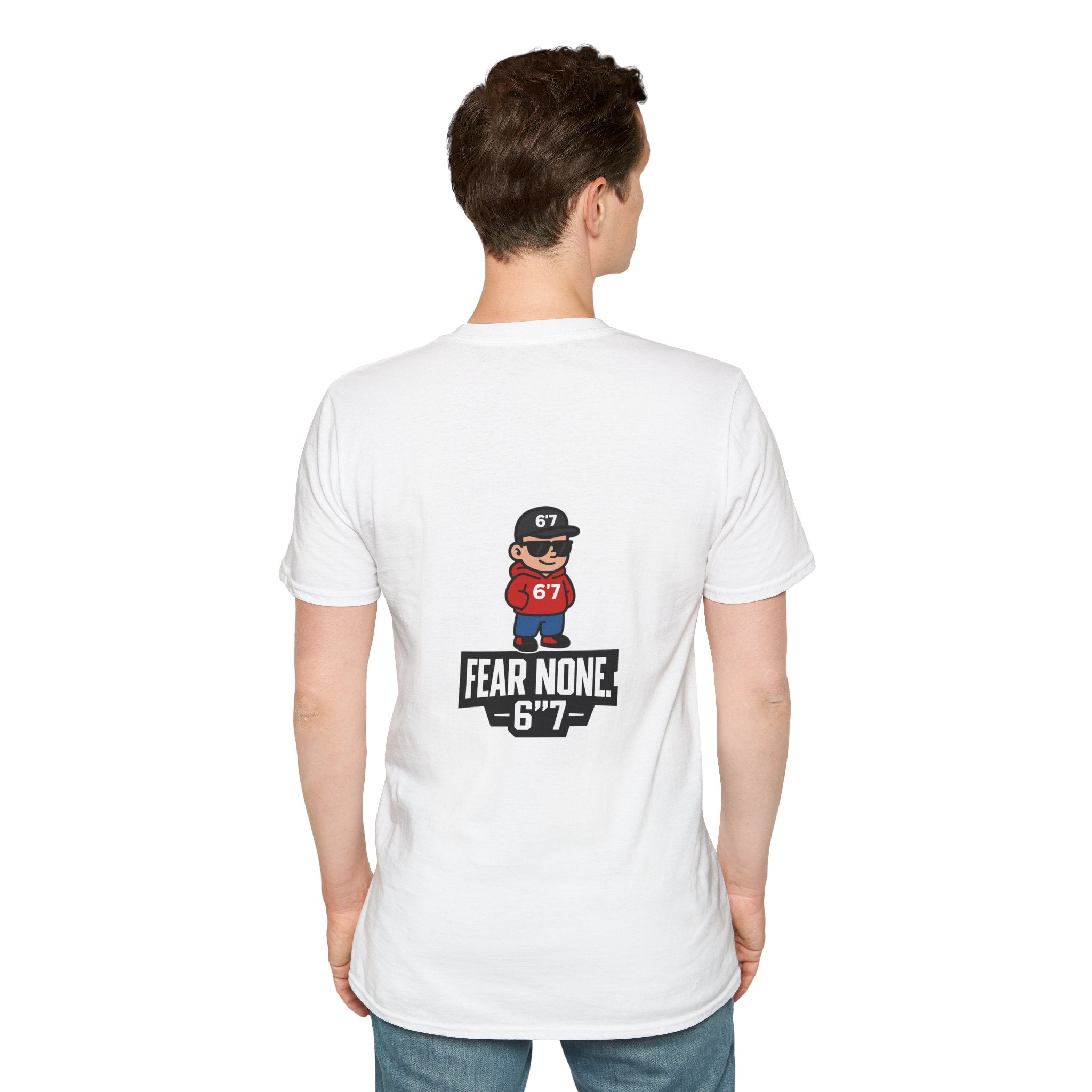 Backprint Certified 6'7 Member Tee – FEAR NONE. 6'7”