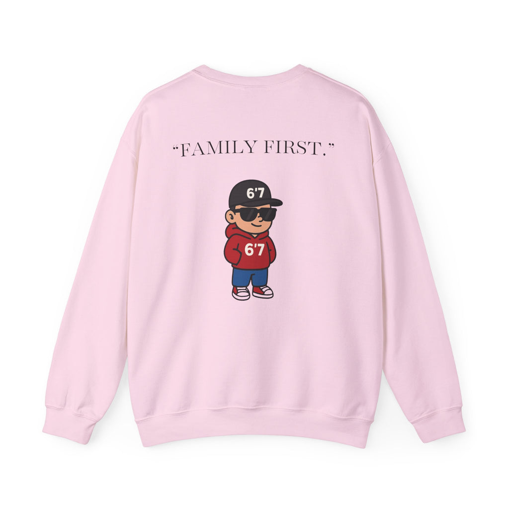 FEAR NONE 6'7 UNISEX CREWNECK SWEATSHIRT BACK LOGO