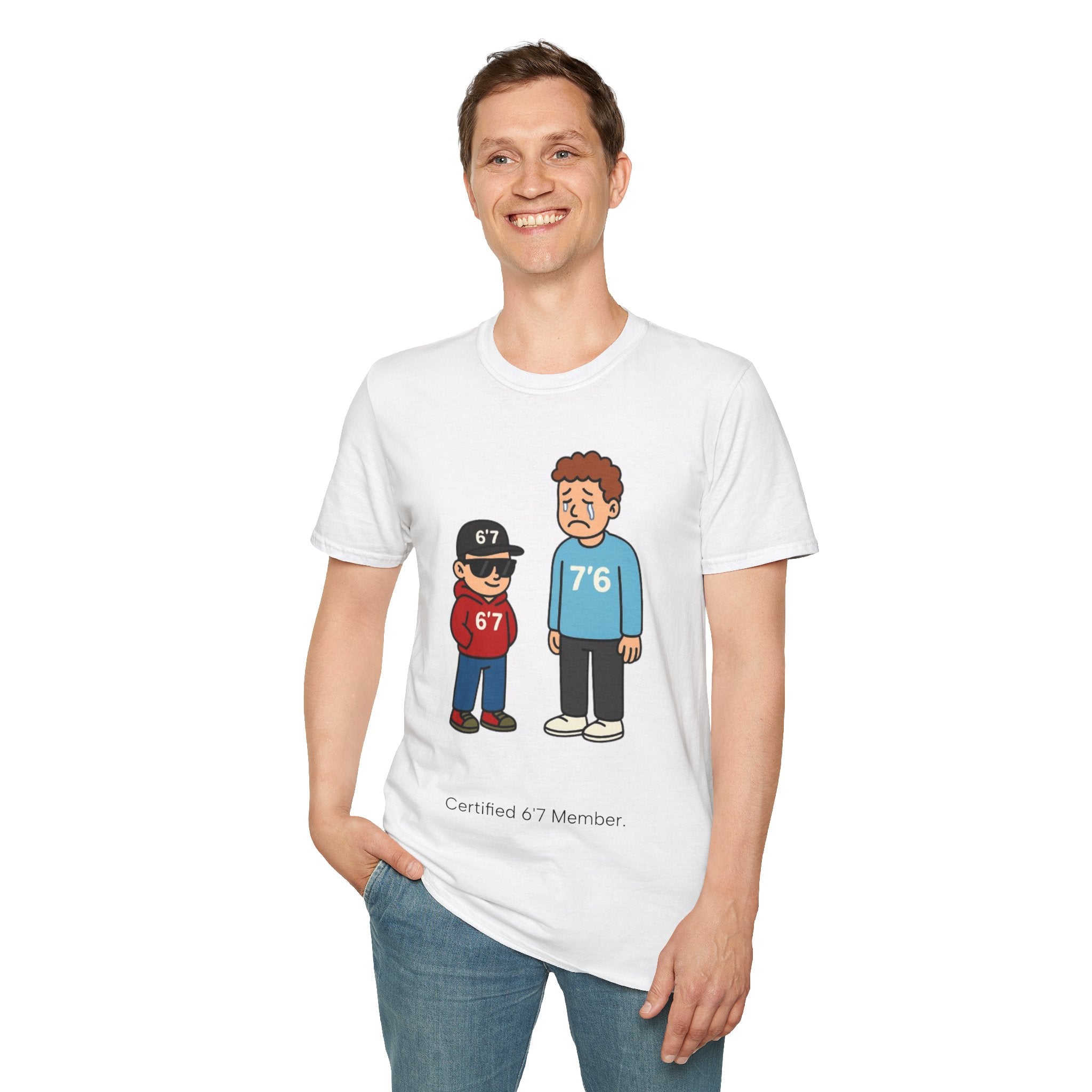 Backprint Certified 6'7 Member Tee – FEAR NONE. 6'7”