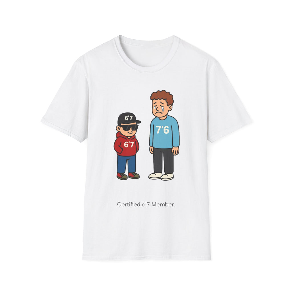 Backprint Certified 6'7 Member Tee – FEAR NONE. 6'7”