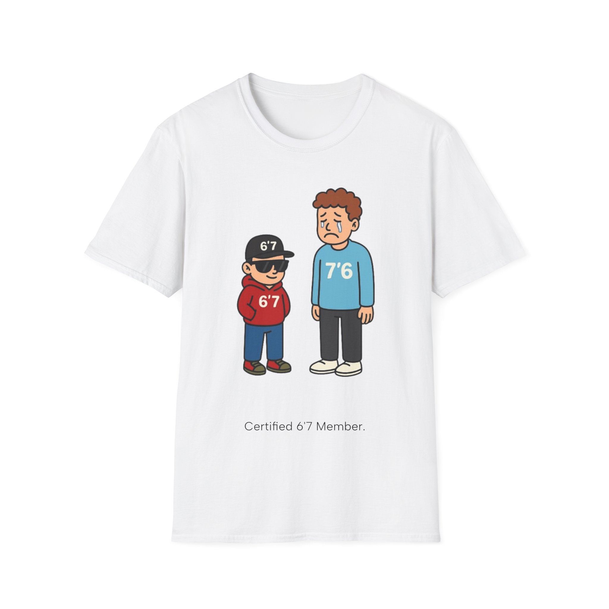 Backprint Certified 6'7 Member Tee – FEAR NONE. 6'7”