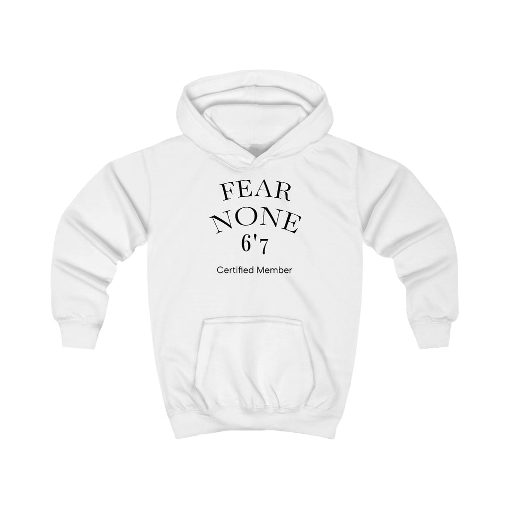 Fear None 6'7 Kids Hoodie