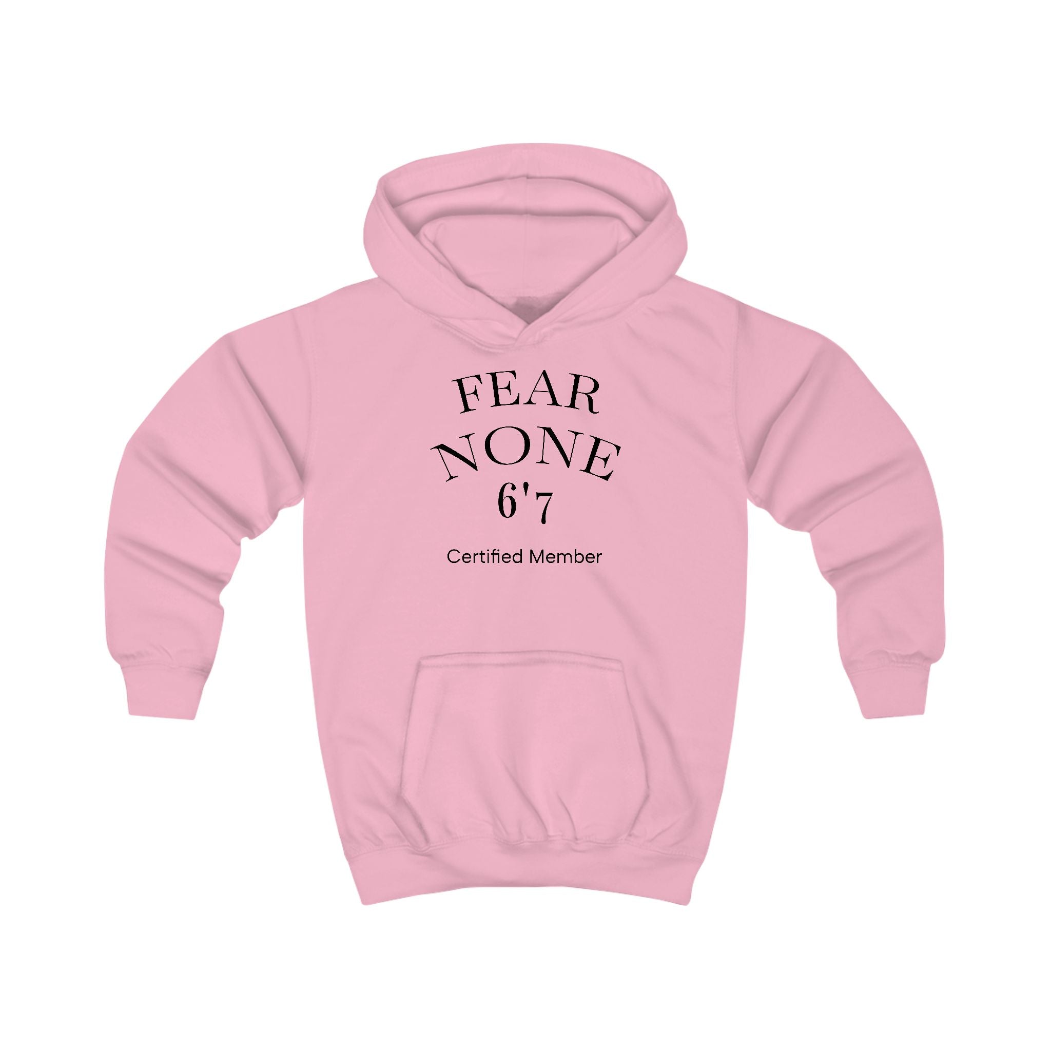 Fear None 6'7 Kids Hoodie